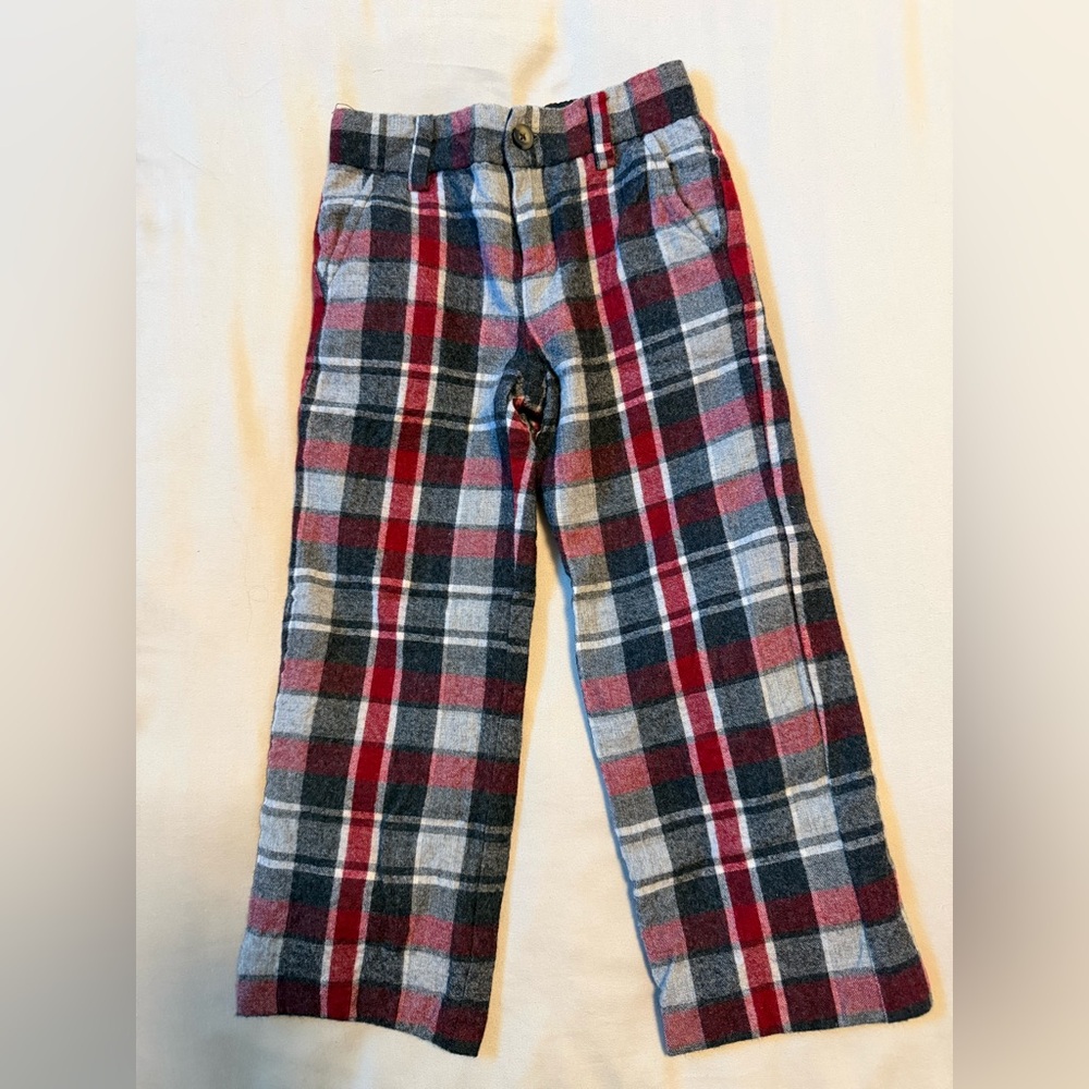 Janie and Jack Black Textured Pants